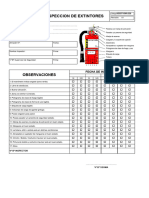 SGSST-FT.026 Formato Inspección de Extintores