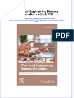 Download ebook Chemical Engineering Process Simulation 2 full chapter pdf