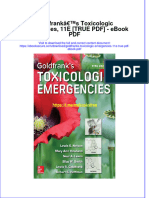 Ebook Goldfranks Toxicologic Emergencies 11E True PDF Full Chapter PDF