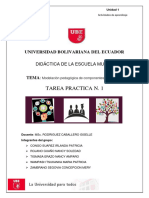 Modelación Pedagógica de Componentes Curriculares