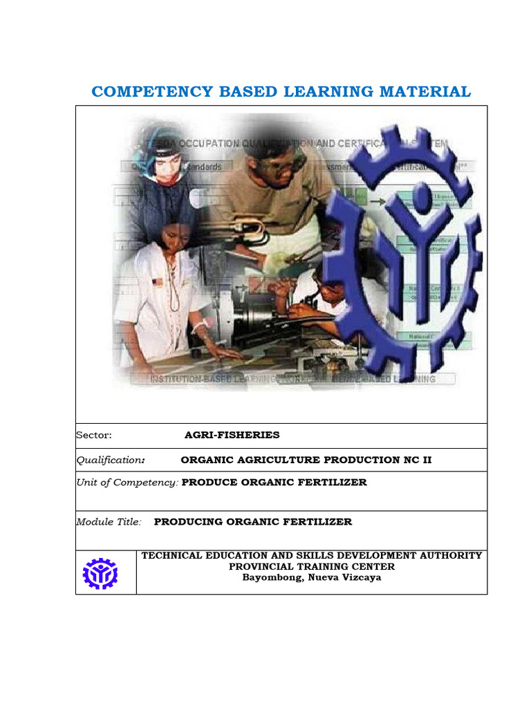 Organic Fertilizer Production Module | PDF | Topography | Soil