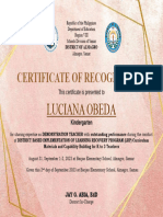 CERTIFICATE OF RECOGNITION