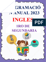 Programacion Anual de Ingles 1ro Secundaria