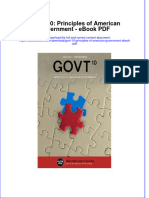 Ebook Govt 10 Principles of American Government PDF Full Chapter PDF