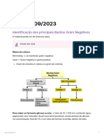 Identificação de Bacilos Gram Negativos