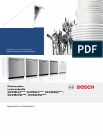 Dishwasher Lave-Vaiselle SHPM65Z, SHP865Z, SHXM65Z, SHXM63W, SHX863W