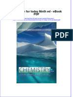 Ebook Chemistry For Today Ninth Ed PDF Full Chapter PDF