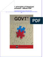 Ebook Govt10 Principles of American Government PDF Full Chapter PDF