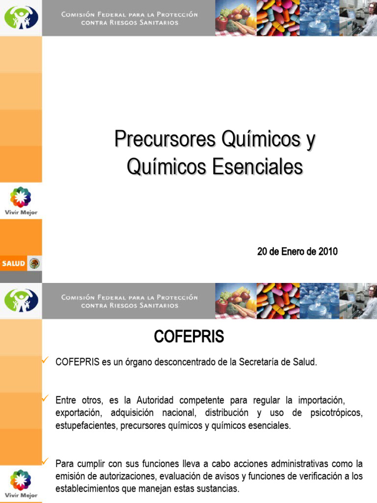 Regulación de Precursores Químicos en México | PDF | aduana | Comercio ...
