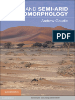 Arid and Semi-Arid Geomorphology (Andrew S. Goudie)