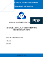 BÁO CÁO BÀI TẬP LỚN MÔN VẬT LÝ 1