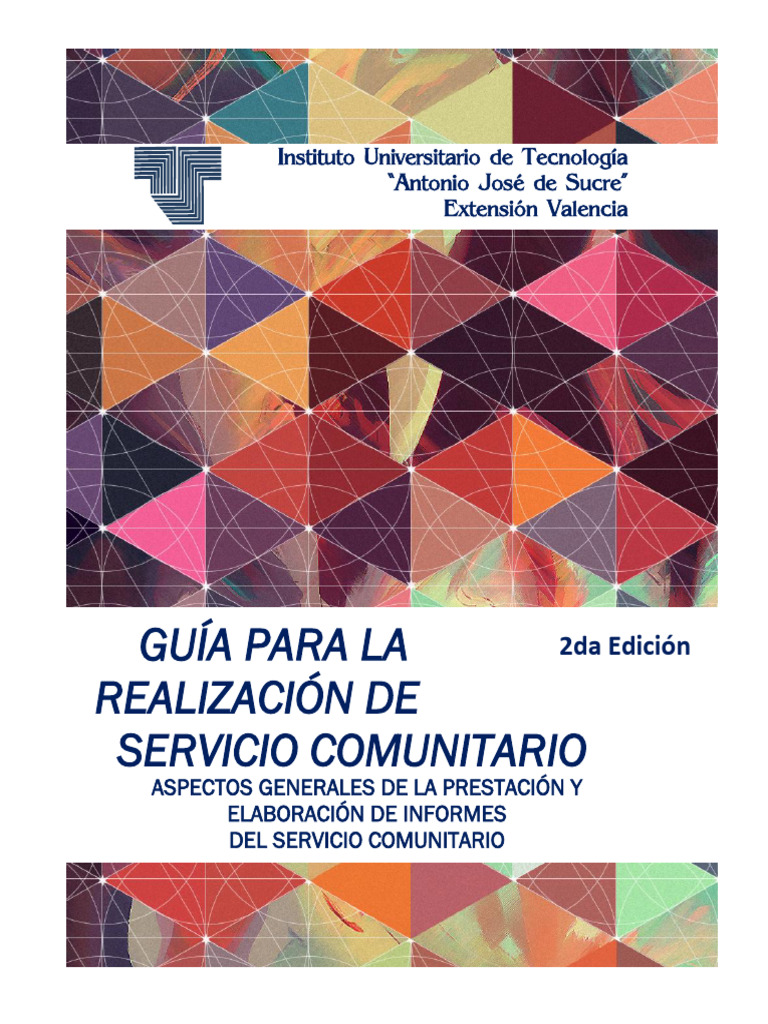 Guía de Servicio Comunitario UTS | PDF | Educación más alta | Presupuesto