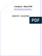 Download ebook Circuit Analysis Pdf full chapter pdf