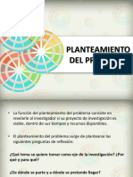 Presentación planteamiento del problema de investigación