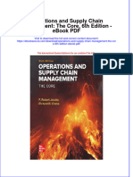 Download ebook Operations And Supply Chain Management The Core 6Th Edition Pdf full chapter pdf