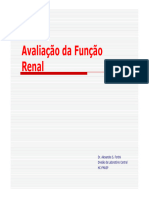 Avaliacao Da Funcao Renal