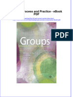 Ebook Groups Process and Practice PDF Full Chapter PDF