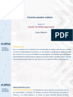 27-Seccion - UPeU - TL - Transformada de Laplace - Función Escalón Unitario