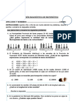 5º MATEMATICA EVALUACION DIAGNOSTICA SIMPLE