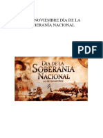 20 de Noviembre Día de La Soberanía Nacional