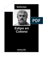 Sofocles - Edipo en Colono
