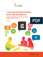 Creating Mentally Healthy Work and Workplaces