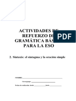 Actividades de Refuerzo de Gramatica Basica Para La Eso-2 (1)