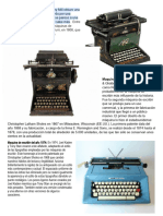 5 Maquinas de Escribir Con Definicion