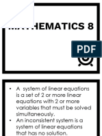 Solving Simultaneous Equations Using Algebraic Method