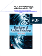 Download ebook Handbook Of Applied Hydrology Second Edition Pdf full chapter pdf