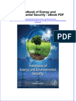 Ebook Handbook of Energy and Environmental Security PDF Full Chapter PDF
