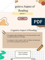 Cognitive Aspect of Reading