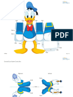 Donald Duck Easter Candy Box Printable 0311