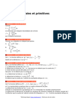 Integrales Et Primitives Exercices de Maths en Terminale 431