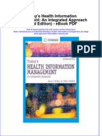 Ebook Todays Health Information Management An Integrated Approach Third Edition PDF Full Chapter PDF