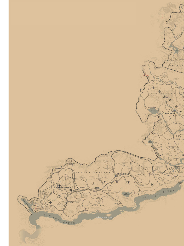 Mapa RDR2 Poster | PDF