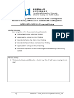 1b. Clinical Reasoning - Critical Thinking - STD Handouts - 2304