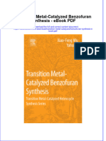 Ebook Transition Metal Catalyzed Benzofuran Synthesis PDF Full Chapter PDF