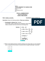 Bohrs Atomic Model - Activity - Anore