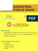 Absorption of Drugs