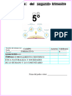 Examen 5° Trimestre 2