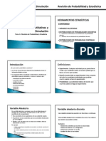 MCS - Tema 1.2 Revisión de Probabilidad y Estadística