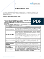 How To Configure Mail Gateway Service Limits: Barracuda Cloudgen Firewall