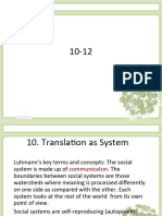 Translation in System (卢曼的理论在翻译中的应用-)