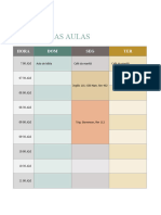 Class Schedule Template V1 - PT