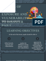 Effects of Hazard, Exposure and Vulnerability To Disaster Risks