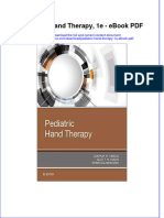 Ebook Pediatric Hand Therapy 1E PDF Full Chapter PDF