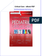 Ebook Pediatric Critical Care PDF Full Chapter PDF