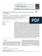 A Comparative Study of Prediction Methods For Semi-Autogenous Grinding Mill Throughput