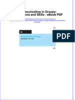 Ebook Communicating in Groups Applications and Skills PDF Full Chapter PDF